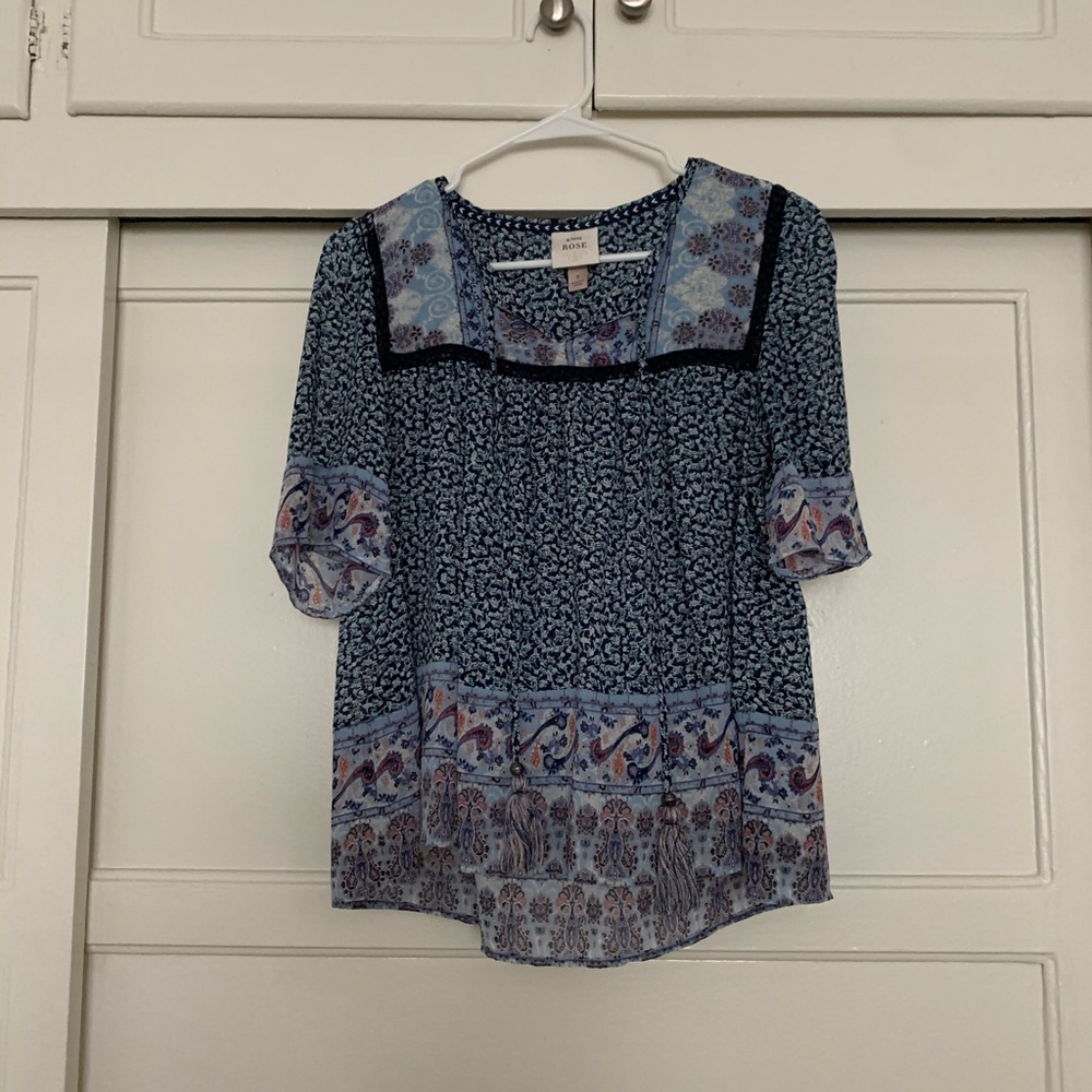 Floral printed blouse